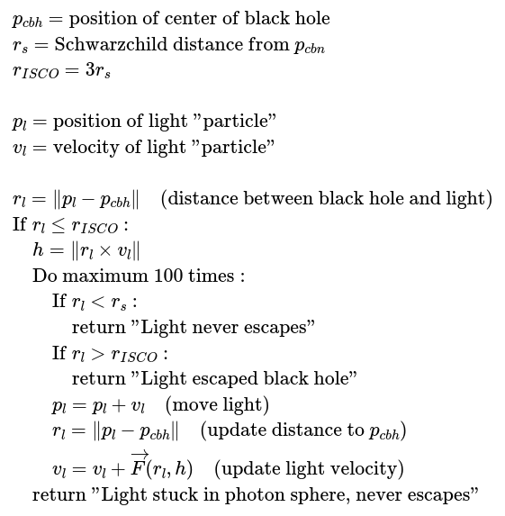 Refer to "Algorithm" section of the Appendix